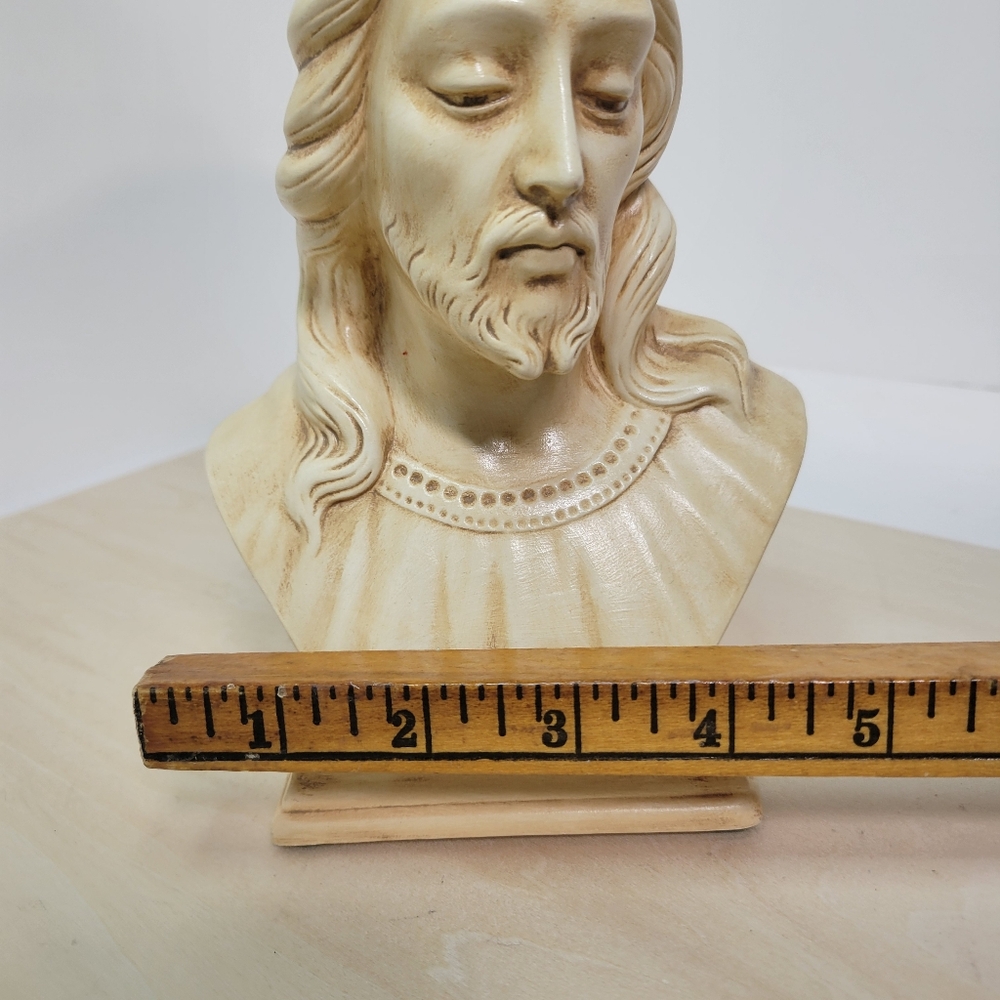 Holland Mold Jesus Bust Statue Religious‎ Figure Home Decor - Picture 8 of 9